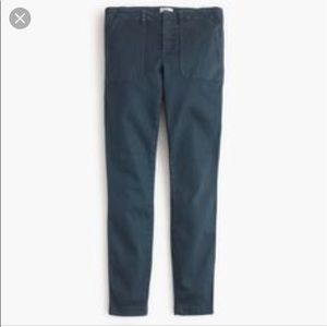 J crew Skinny Stretch Cargo Pants Deep Mineral 26